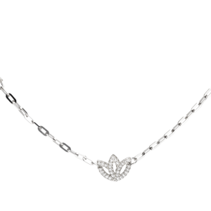 Gold And Diamond Flower Necklace (0.75ct)