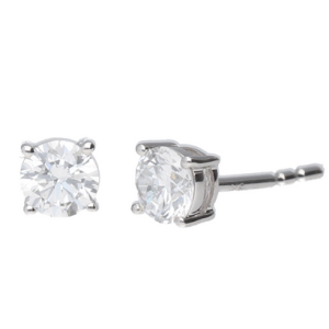 9k Gold And Diamond Studs