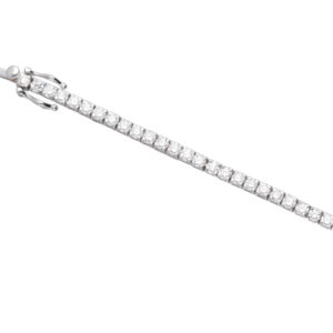 18Kt Gold Natural Diamond Tennis Bracelet